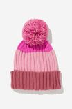 Gorro - Winter Rib Knit Beanie, VERY BERRY/MULTI - vista alternativa 1