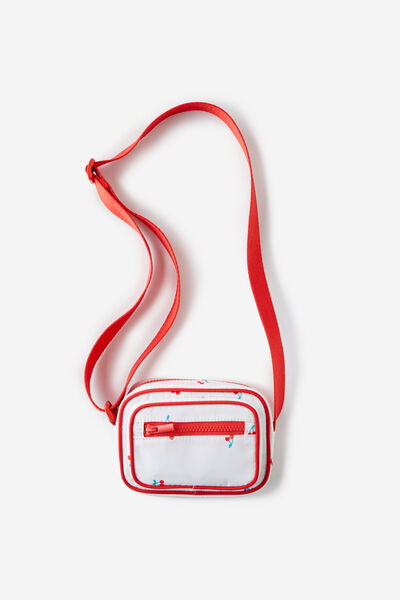 Ciara Cross Body Bag, CHERRY DITSY/VARSITY RED