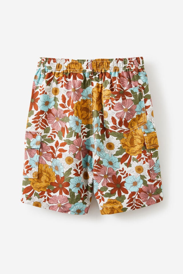 Landon Cargo Short, BARBER BLUE/FLORAL