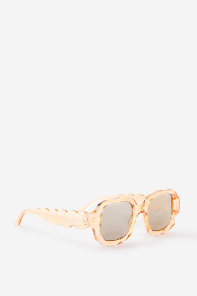 Kids Oversized Square Sunglasses, GOLDY
