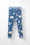 Milo Long Sleeve Pyjama Set, PETTY BLUE/ BASKETBALL ELEMENTS - alternate image 4