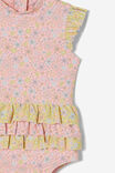 Shay Ruffle Sleeveless Swimsuit, CORAL DREAMS/MIMI DITSY - alternate image 2
