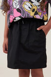 Anna Parachute Skirt, BLACK - alternate image 4