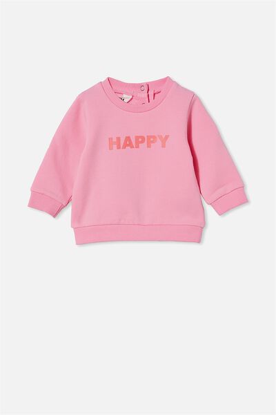 Moletom - Bobbi Sweater, CALI PINK/HAPPY