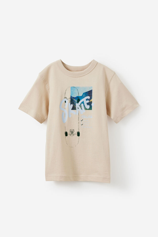 Essentials Graphic Short Sleeve Tee, RAINY DAY /SKATE