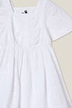 Symone Short Sleeve Dress, WHITE BRODERIE - alternate image 2