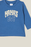 Camiseta - Jamie Long Sleeve Tee, PETTY BLUE/MAMAS BOY - vista alternativa 2