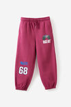License Sammy Relax Trackpant, LCN MAT BERRY JAM/HOT WHEELS RACE ACE - example image 2