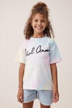 Camiseta - Disney Girl Gang License Drop Shoulder Short Sleeve Tee, LCN DIS GIRL GANG/TIE DYE - vista alternativa 1