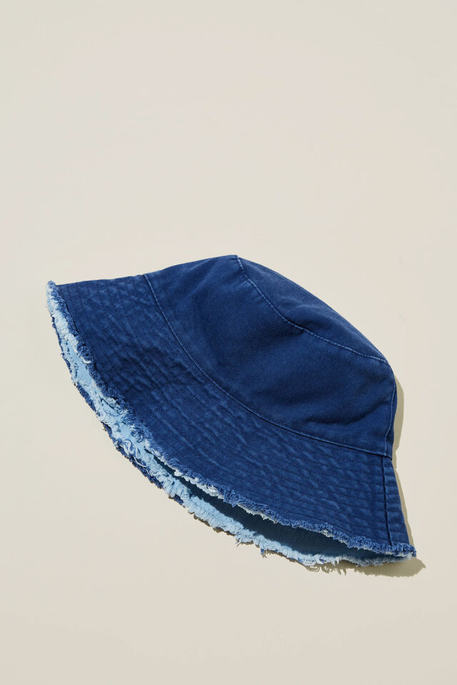Kids Reversible Bucket Hat, IN THE NAVY/DUSK BLUE