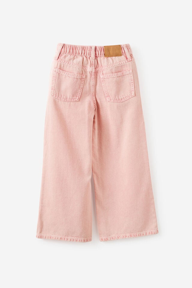 Super Wide Leg Denim Jean, MARSHMALLOW