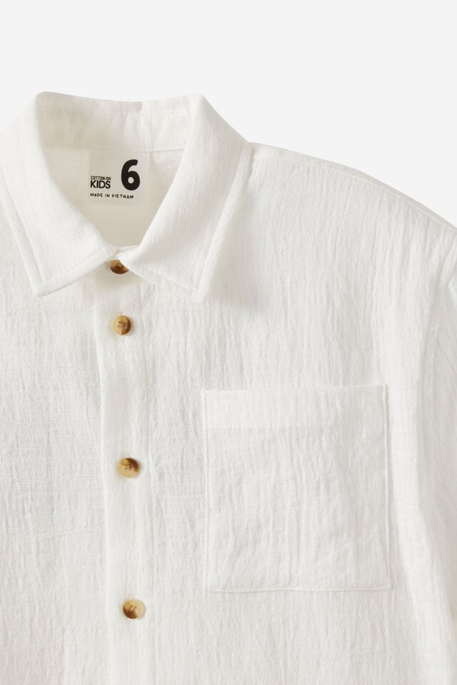 Ryder Skate Shirt, VANILLA TEXTURED