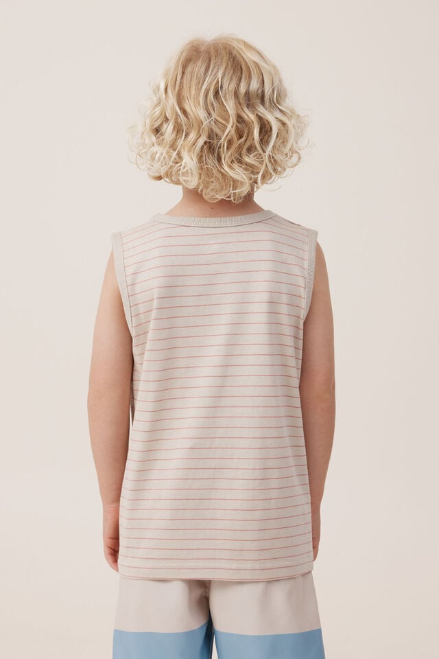 The Essential Tank, RAINY DAY/CLAY PIGEON STRIPE