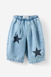 Baby Denim Barrel Jean, BONDI LIGHT BLUE WASH/STAR - example image 1