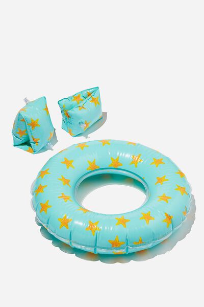 Inflatable Swim Ring & Armbands, DREAM BLUE STAR FISH