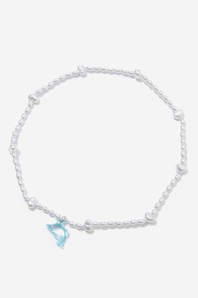 Beaded Necklace, PEARLY DOLPHIN