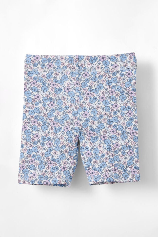 Hailey Bike Short, VANILLA/BETSY FLORAL