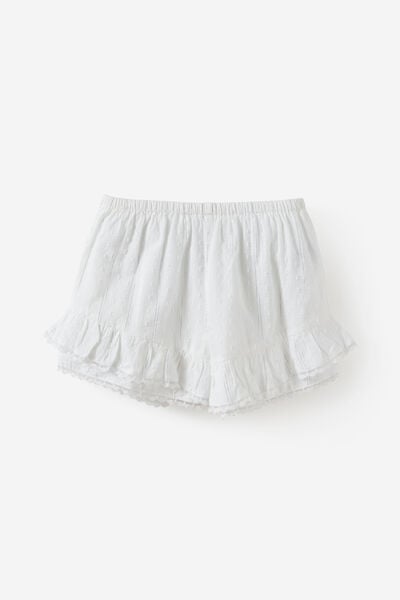 Frill Short, WHITE