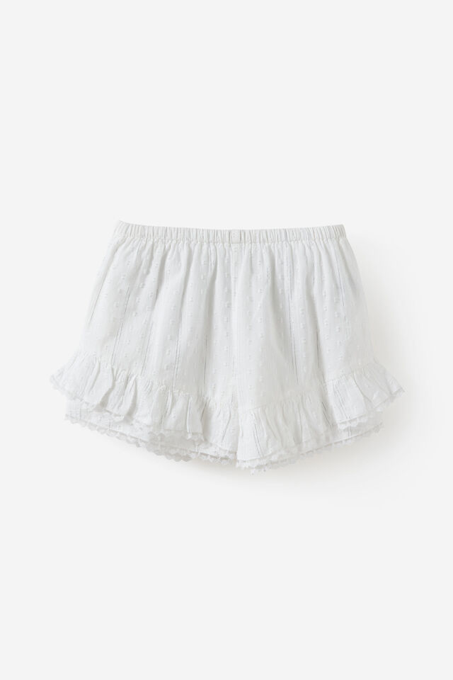 Frill Short, WHITE