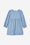 Addison Long Sleeve Dress, DUSK BLUE/PERRY PAISLEY - alternate image 1