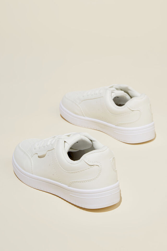 Bailey Lace Up Sneaker, WHITE