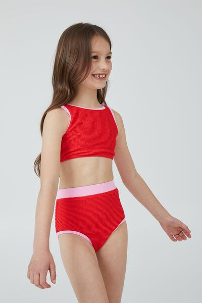 Bennie Bikini, FLAME RED/BUBBLEGUM POP SPLICE