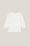 Camiseta - Jamie Long Sleeve Tee, VANILLA/HANGRY 24/7 - vista alternativa 3