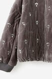 Bling Bomber Jacket, CHARCOAL - example image 3