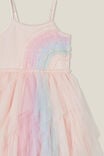 Iris Dress Up Dress, CRYSTAL PINK/RAINBOW - alternate image 2