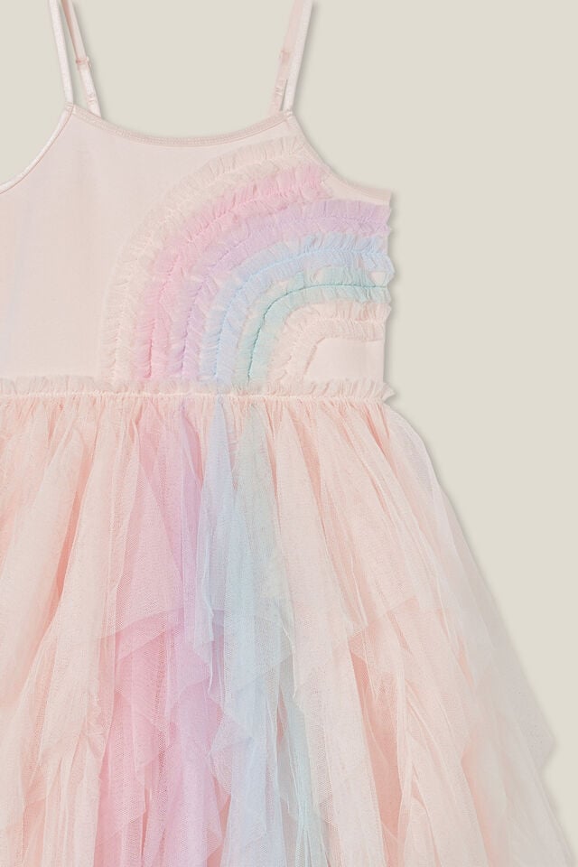 Iris Dress Up Dress, CRYSTAL PINK/RAINBOW