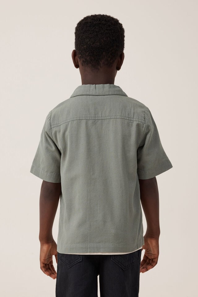 Cabana Short Sleeve Shirt, SWAG GREEN