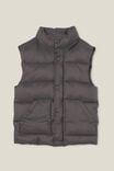 Lenny Longline Puffer Vest, RABBIT GREY CORE - alternate image 1