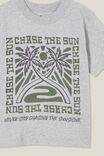 Jonny Short Sleeve Print Tee, FOG GREY MARLE/CHASE THE SUN - alternate image 2