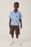 Cabana Short Sleeve Shirt, DUSK BLUE/TOUCAN - alternate image 2
