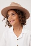 Kids Wide Brim Hat, TAUPY BROWN/TIES - alternate image 1