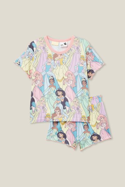 Dani Short Sleeve Pyjama Set Licensed, LCN DIS MULTI/GIRL GANG