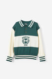 Blair Rugby Pullover Knit, PINE TREE GREEN/BRKLYN 1992 - alternate image 1