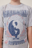 Camiseta - Jonny Short Sleeve Print Tee, FOG GREY MARLE/NEVERMIND THE CHAOS YIN YANG - vista alternativa 4