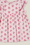 Megan Sleeveless Ruffle Dress, BALLERINA/MAEVE FLOWER STAMP - alternate image 2