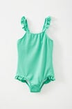 Heather One Piece, FRESH GREEN CRINKLE - alternate image 1