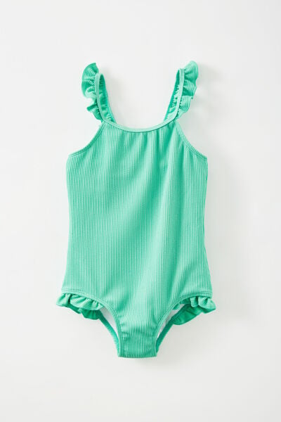 Macacão - Heather One Piece, FRESH GREEN CRINKLE