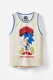 License Basketball Tank - Personalised, LCN SEG RAINY DAY/SONIC THE HEDGEHOG - alternate image 1