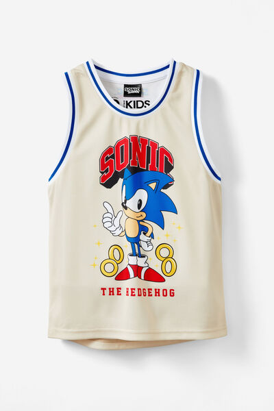 License Basketball Tank - Personalised, LCN SEG RAINY DAY/SONIC THE HEDGEHOG