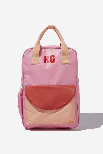 Personalised Back To It Backpack, CALI PINK