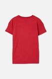 Stevie Short Sleeve Embellished Tee, LUCKY RED/LUCKY