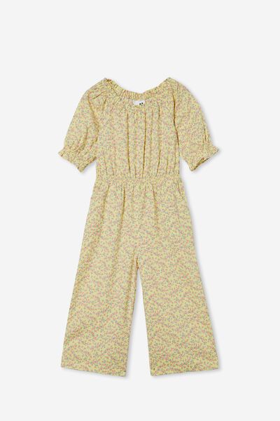 Bonnie Puff Sleeve Jumpsuit, DAISY CHAIN/SOMERSET FLORAL