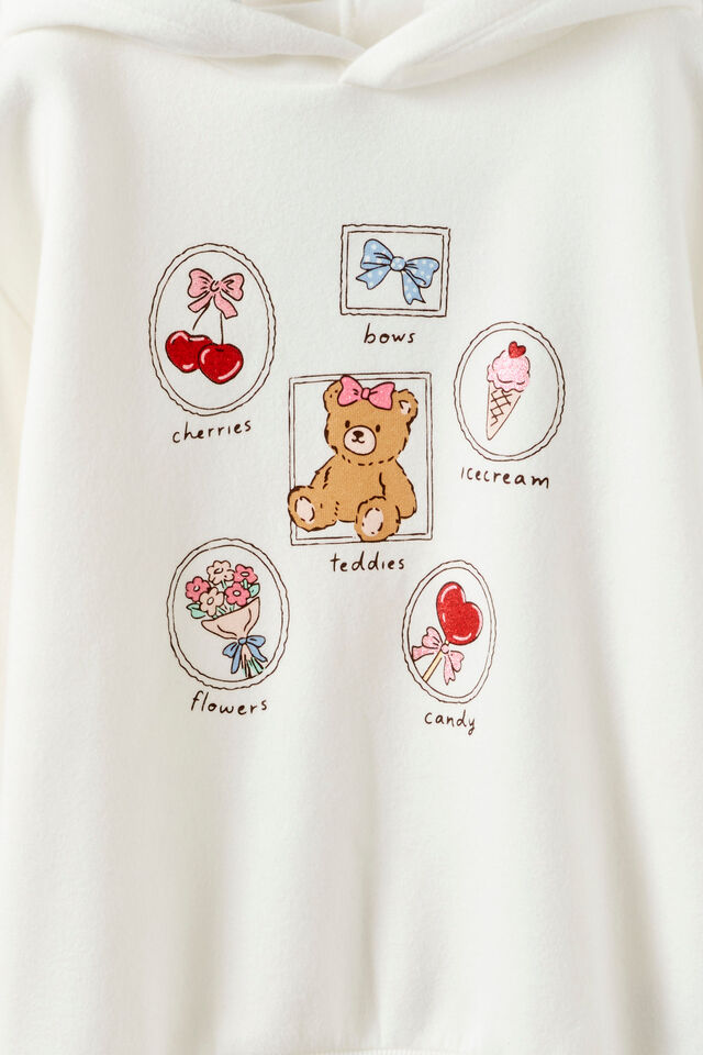 Sammy Oversized Hoodie, VANILLA/SWEET THINGS