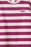 Casey Oversized All In One Romper, BLUSH PINK BERRY JAM/ MAMAS S CUB CLUB - example image 2