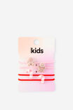 Kids Multi Pack Hair Ties, GINGERBREAD/CANDYCANES - example image 2