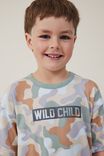Damon Short Sleeve Pyjama Set, CAMO/WILD CHILD - alternate image 4